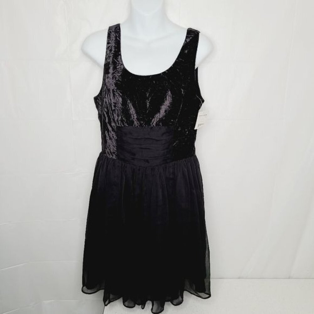 NWT Free People Velvet Fit & Flare Cocktail Dress - Picture 6 of 7
